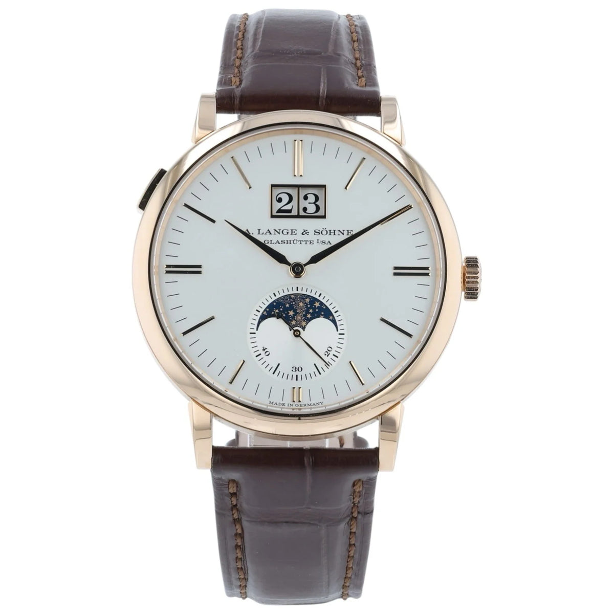 A. Lange & Söhne Saxonia 384.032 Front view