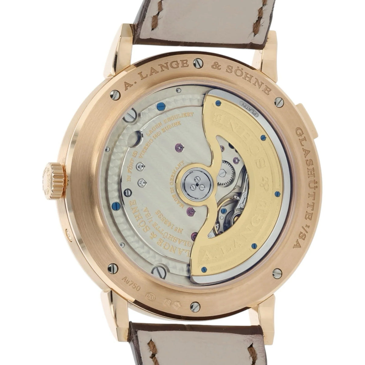 A. Lange & Söhne Saxonia 384.032 Exhibition caseback
